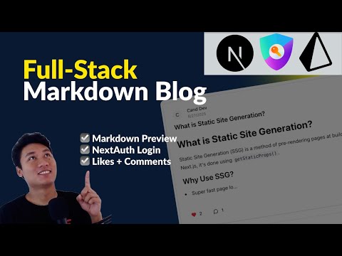Build a Fullstack Markdown Blog with Next.js, Prisma, & NextAuth 🔥