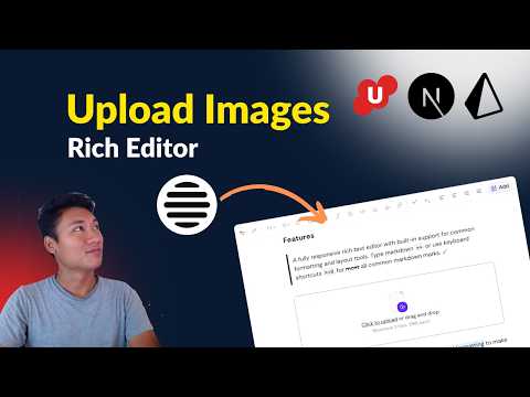 Build Rich Text Editor + Image Upload (Tiptap + UploadThing + Prisma)