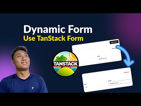 Dynamic Forms in React with TanStack Form & Zod
